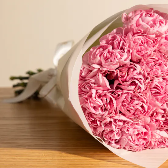 Graceful Pink Carnations Bouquet