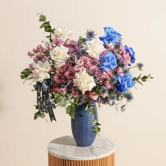 Shades of Elegance Flowers Vase
