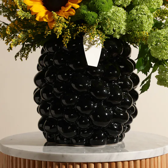 Radiant Sunshine Flowers Vase