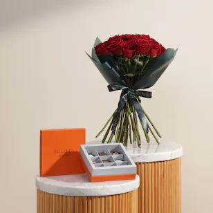 Fillings Chocolate Box | Red Petals of Love