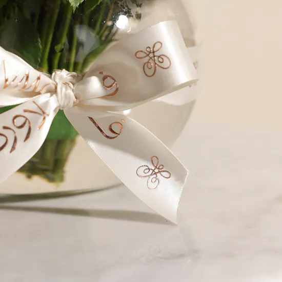 Purple Baby Roses Vase | 18 Flowers