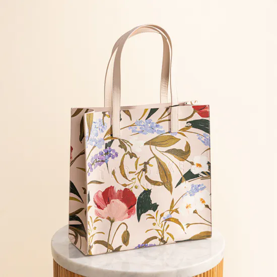 Ted Baker Floral Printed Large Icon Tote Bag
