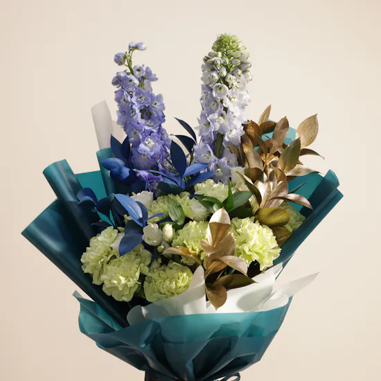 Blue Serenity Flower Bouquet
