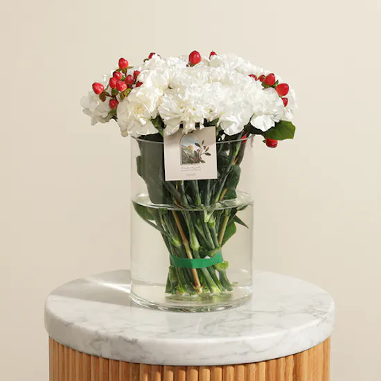 Khareef Salalah Misty Emerald Flower Vase