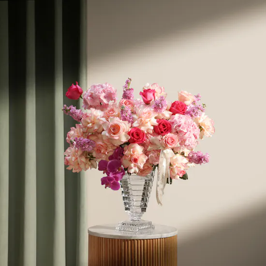Villeroy & Boch Whisper Flowers Crystal Vase