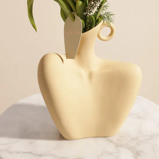 Golden Hour Tulip Vase