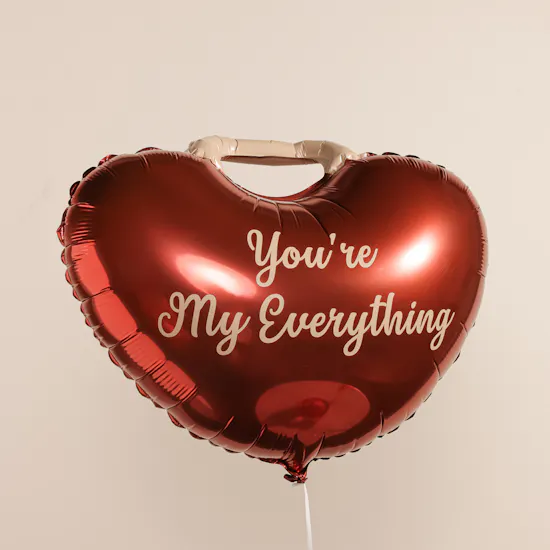 Done By SHK Red Velvet Candle in Heart Cup | I Love You Balloon