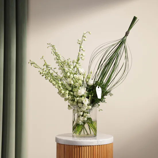 Elegant White Harmony Vase