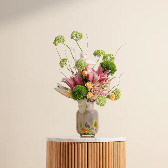 Artistic Charm Flower Vase