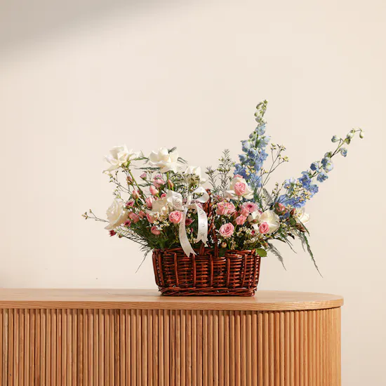 Serenity Floral Basket