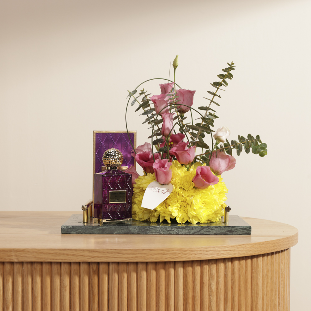 عطر اميثت خزام من ابراهيم القرشي او دي برفيوم | باقة الفخامة