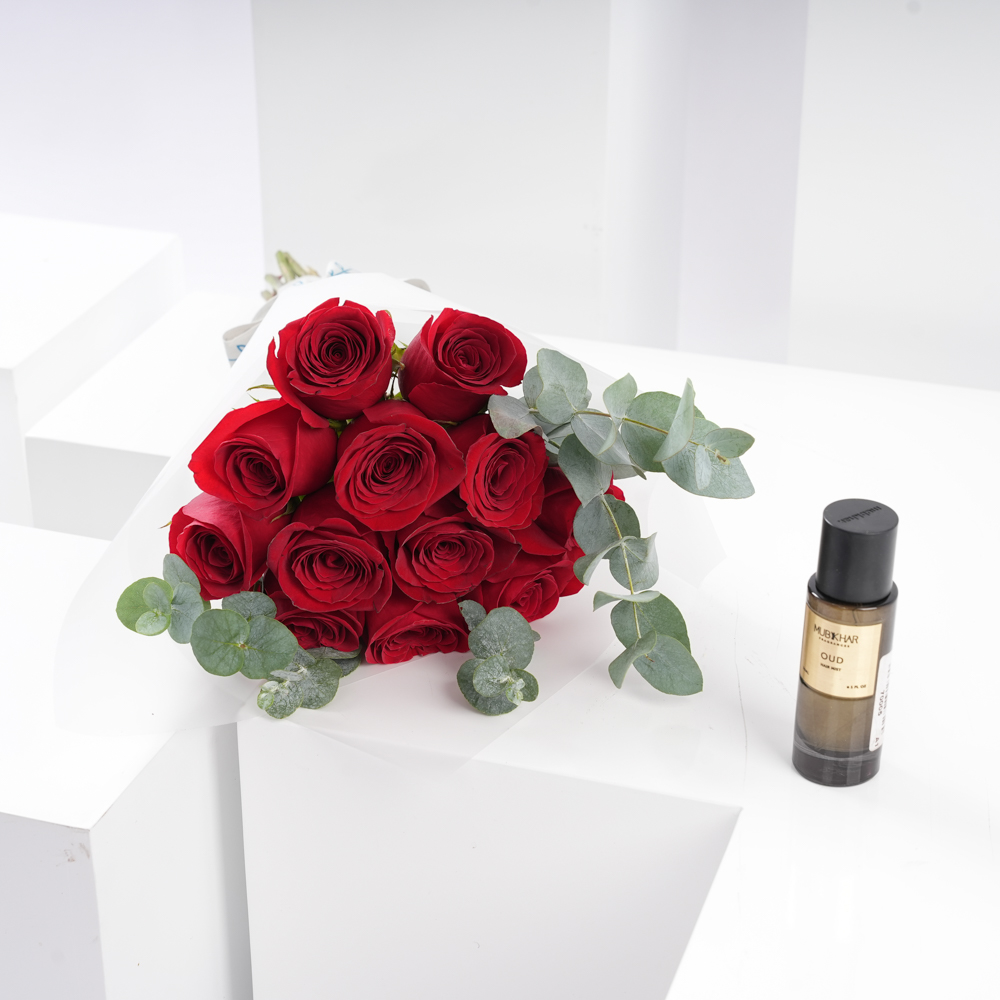 عود عطر الشعر من مبخر | 12 جورى حمراء