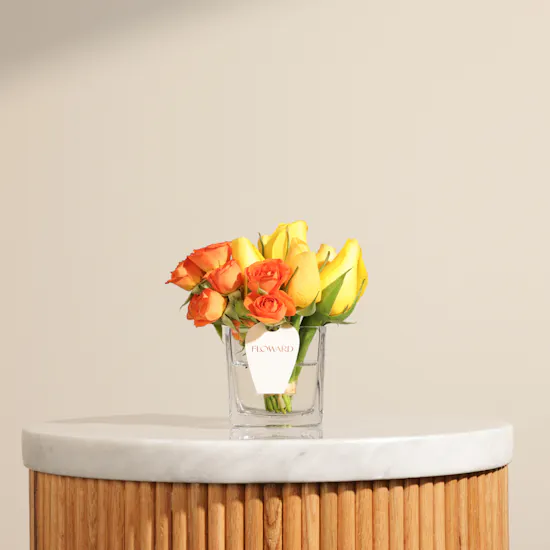 Shinny Flowers Vase