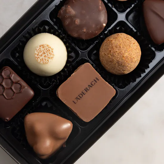 Läderach Praline and Truffle Assorted Petite Chocolate Box