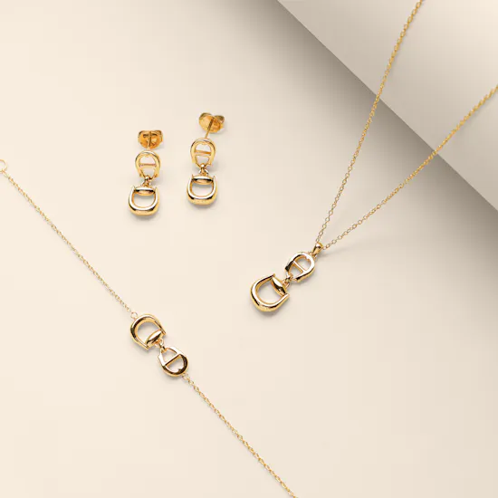 Aigner Sella Set Gold Plated Tone Women's Set