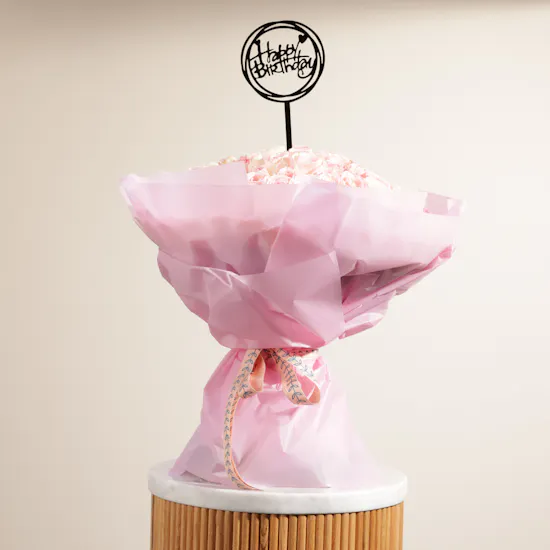 Pink Happy Birthday Big Bouquet