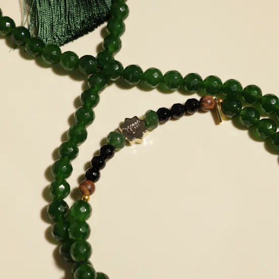 Tasneem Eshki Amen Green Rosary