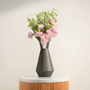 Breeze Pink Eustoma Vase