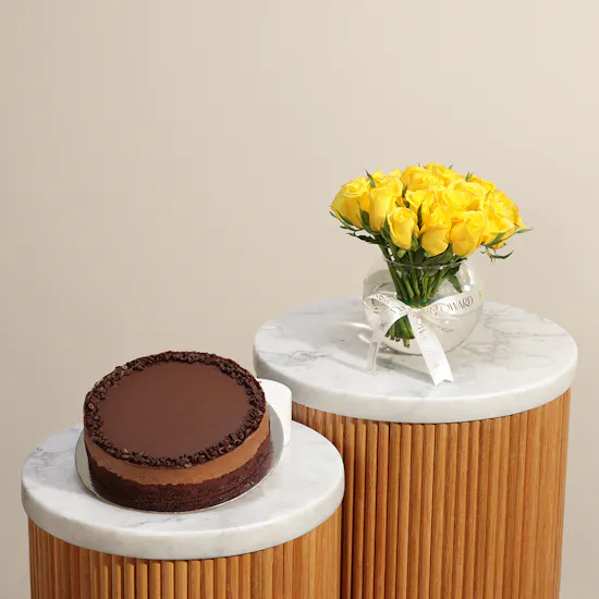Floward Chocolate Mousse Cake | Thank You for Being There Flowers