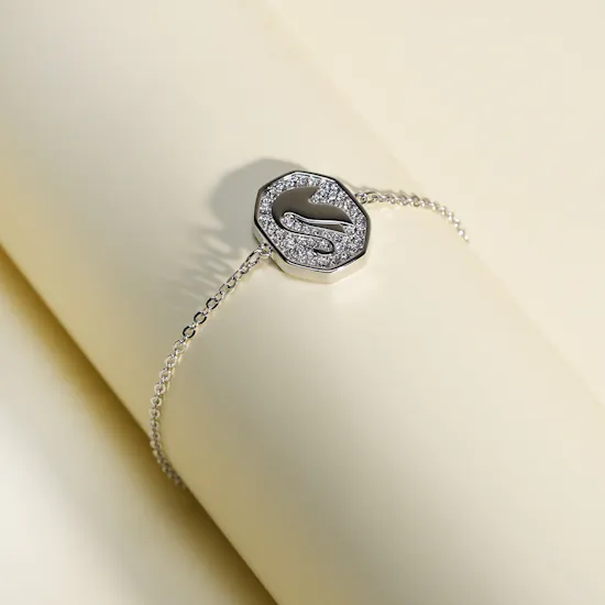 Swarovski Signum Swan Silver Tone Bracelet