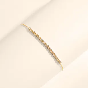 AV Jewelry Two Layers Gold Bracelet
