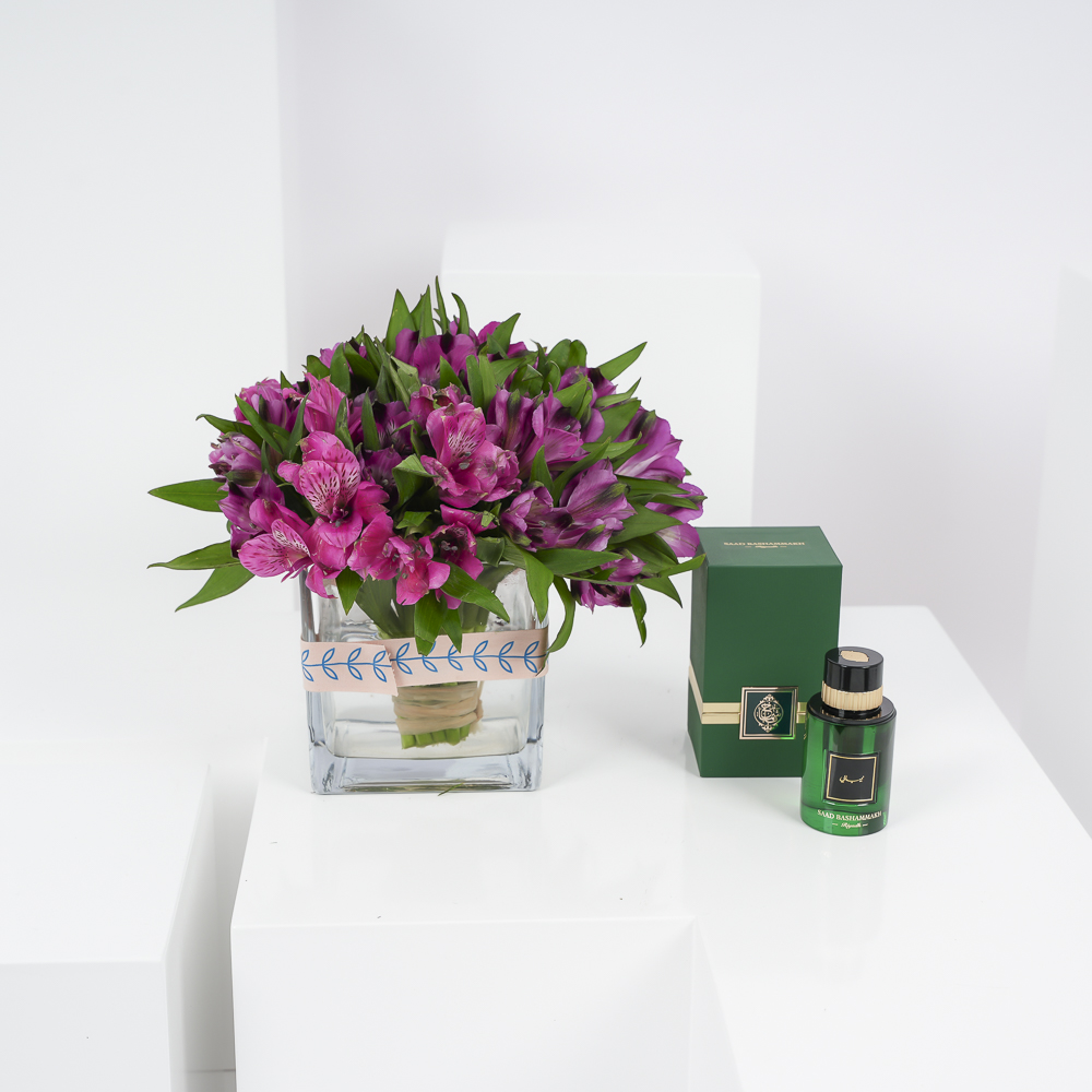 Saad Bashamakh 1\4 Tolah Dehn Oud Nepali | Alstroemeria