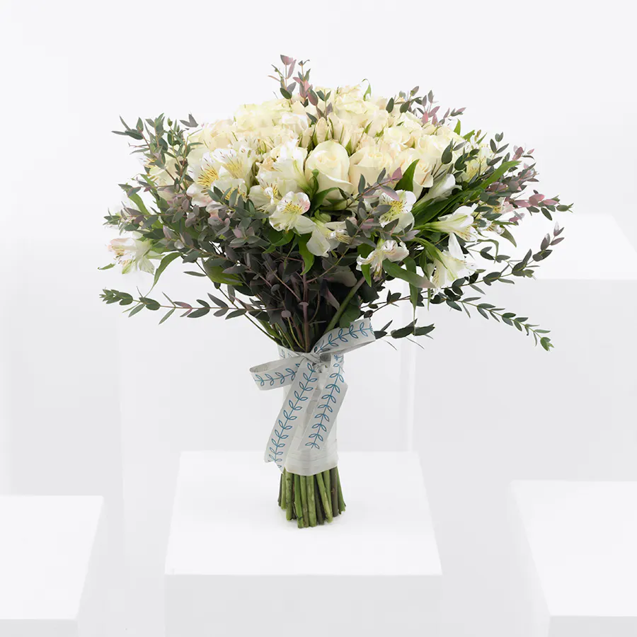 White Bridal Bouquet 1