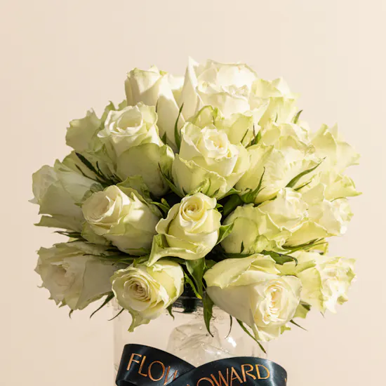 Pure Elegance Rose Vase