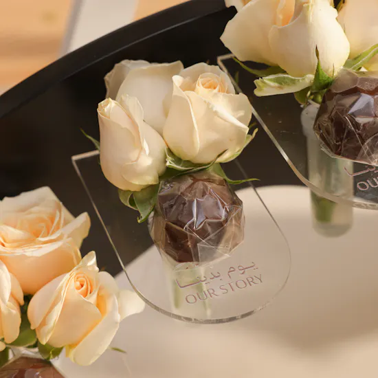 Founding Day Chocolate & Blooms Favors