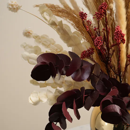 Rustic Charm Dried Flowers Vase