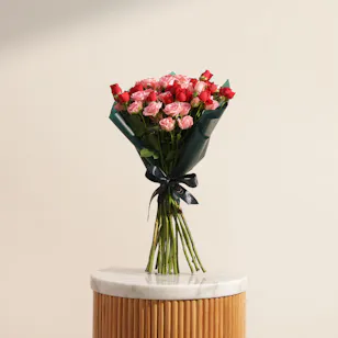 Blush of Love Baby Roses Bouquet 