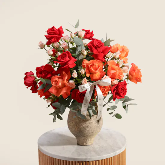 Nature’s Poise Roses Vase