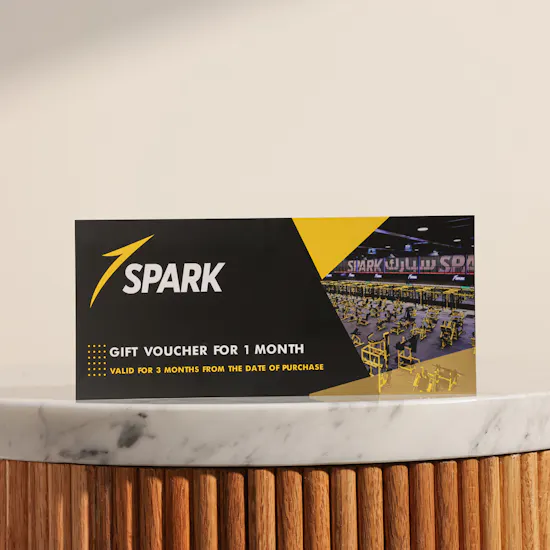 Spark Athletic Center 1 Month Subscription for Men Voucher