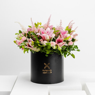 Baby Roses & Lilies | Black Box