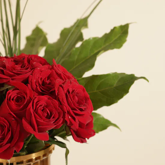 Otantik Glam Shine Flower Vase