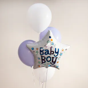 Baby Boy Balloons Set | 5 Balloons