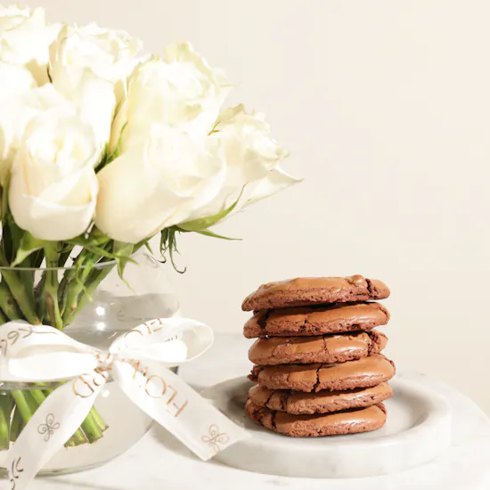 Chin Chin Brownie Cookies Box | Bloom Magic Flowers