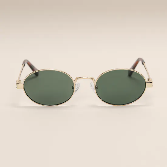 Le Specs Poseidon Deux Gold Khaki Mono Unisex Sunglasses