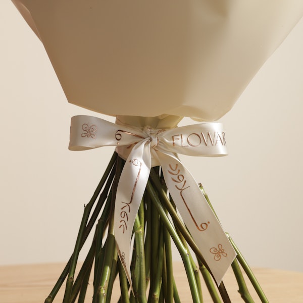 Pink Roses Bouquet | 35 Flowers