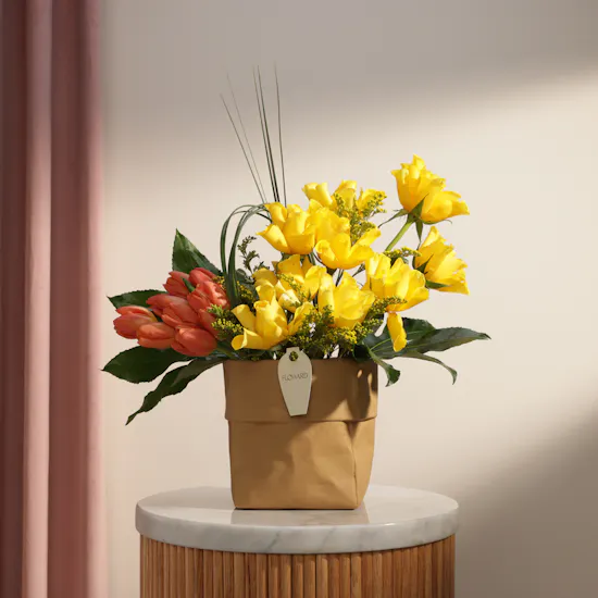 Sunset Flower Vase