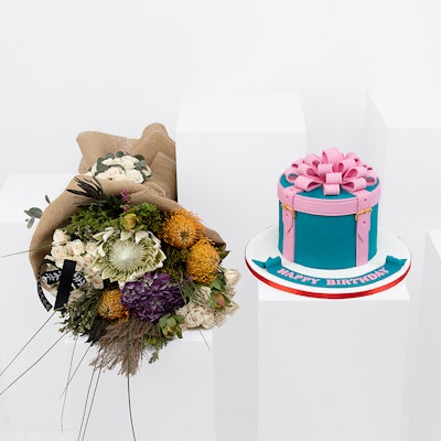 Basket Cake - Happy Birthday