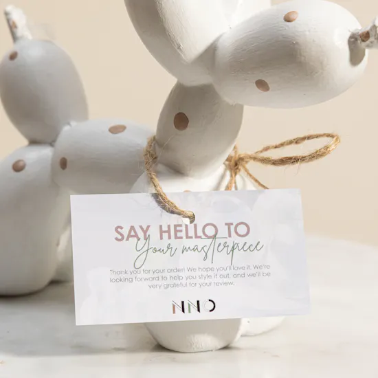 Nno Pebbles White Dotted Pink Vase