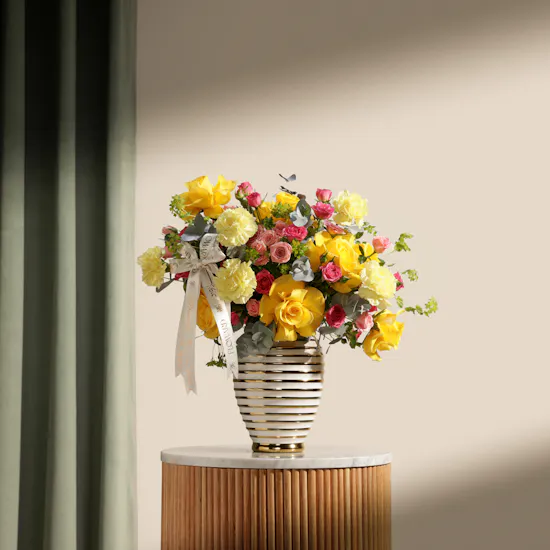 Color of Happiness Flower Vase