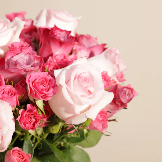 Blush Symphony Rose Vase