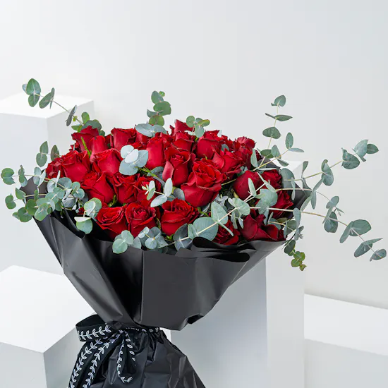 50 Red Roses Bouquet