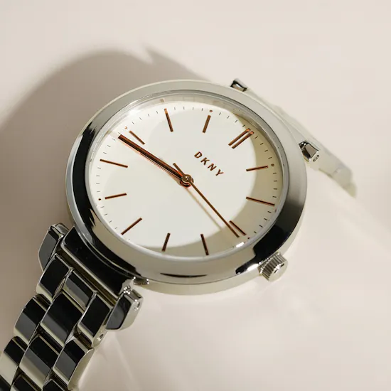 Dkny Ellington Silver Stainless Steel Women's Watch