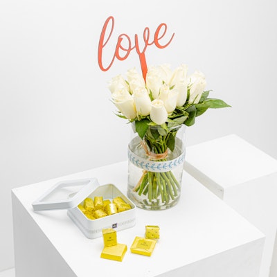 Patchi Tin Chocolate Box | Love Vase 