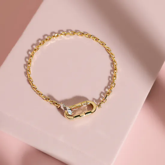 Gucci Link to Love Yellow and White Gold Bracelet