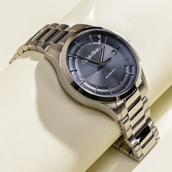 Calvin Klein Silver H-Link Automatic Men's Watch