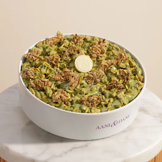 Aani & Dani Pistachio Pudding Cake